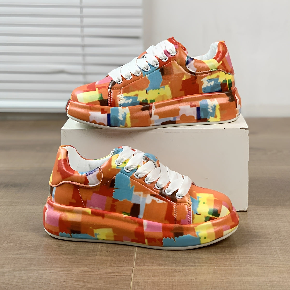 Damen Sneaker Elegante Leder
