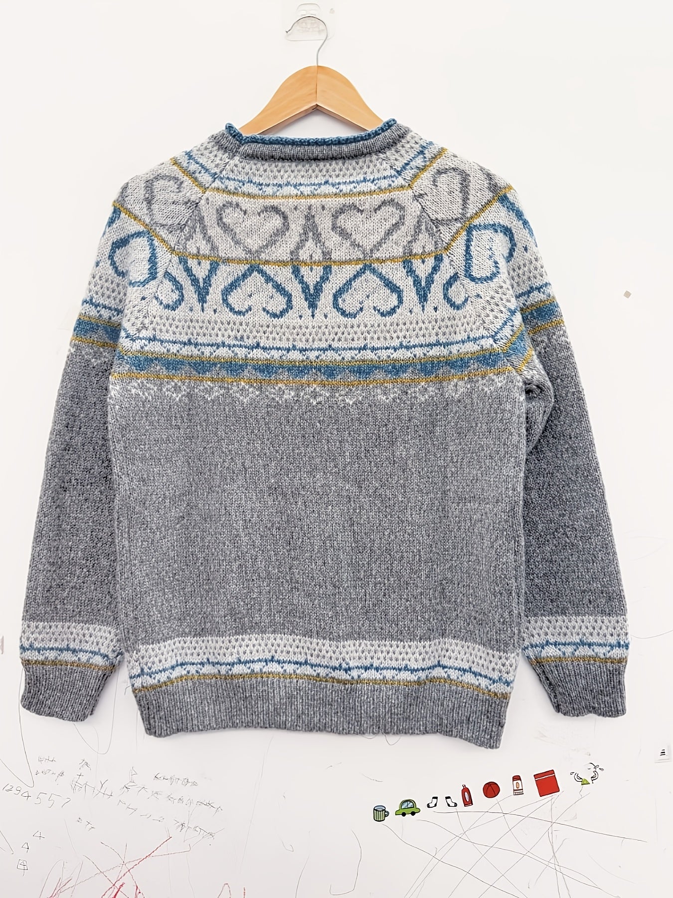 Eleganter Nordischer Pullover Warm Für Damen Herren Winter