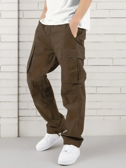 Herren Jogginghose Elastischer Bund Taschen