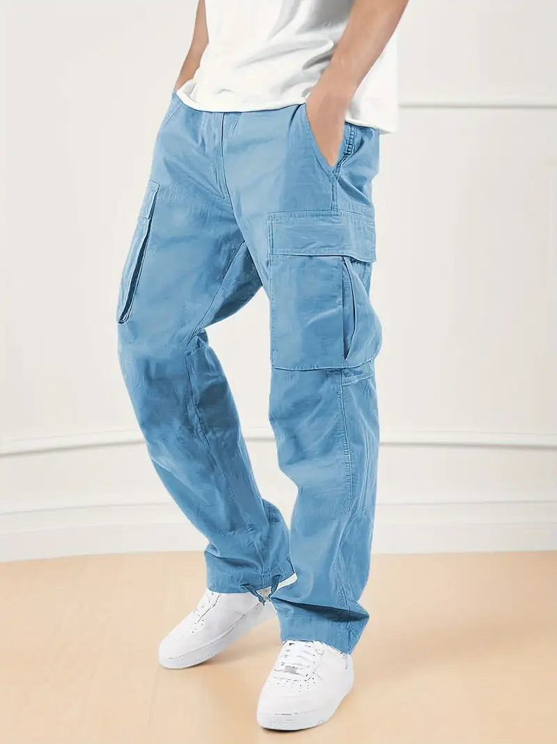 Herren Jogginghose Elastischer Bund Taschen