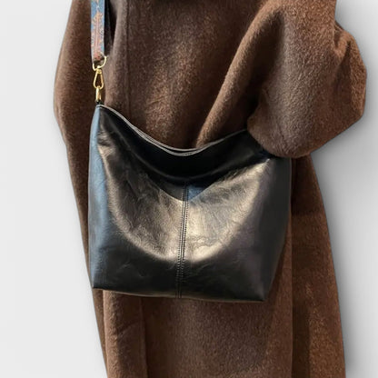 Damen Schultertasche Leder Riemen