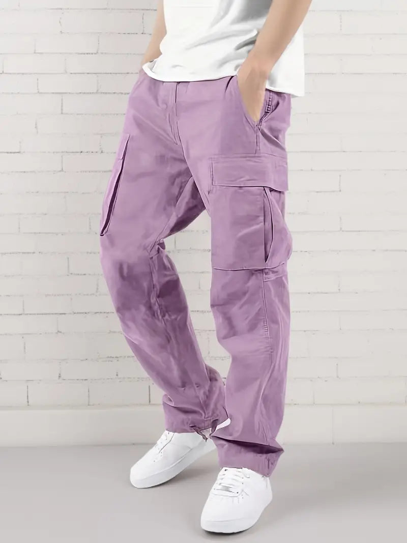 Herren Jogginghose Elastischer Bund Taschen