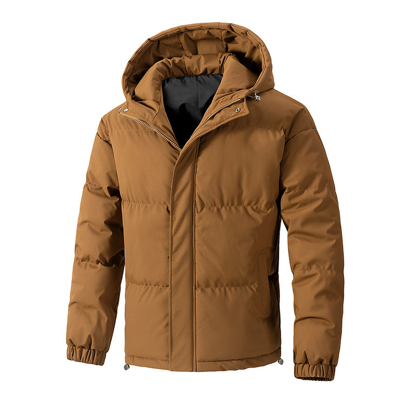 Herren Winterjacke Gewatteert Mit Kapuze