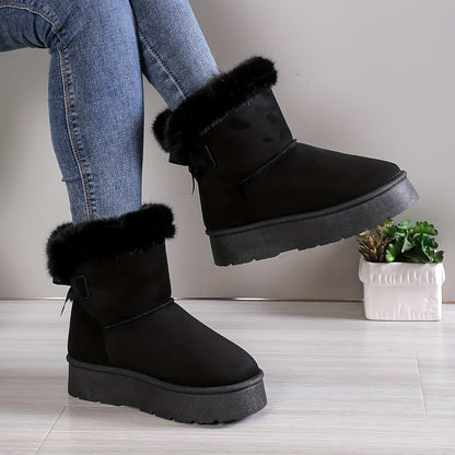 Damen Winterstiefel Warmes Plüschfutter