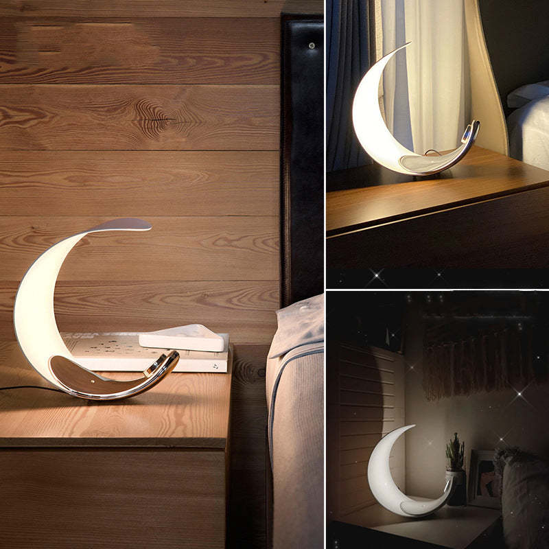 Tischlampe Halbmond LED Modern Mond Design