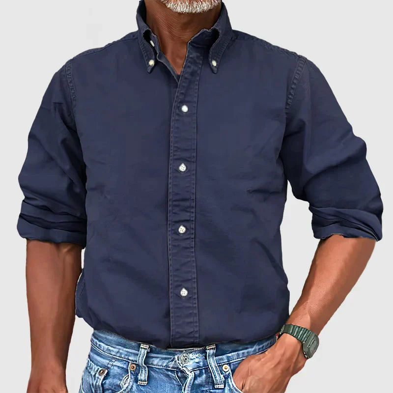 Vince Herrenhemd Vintage Used Look