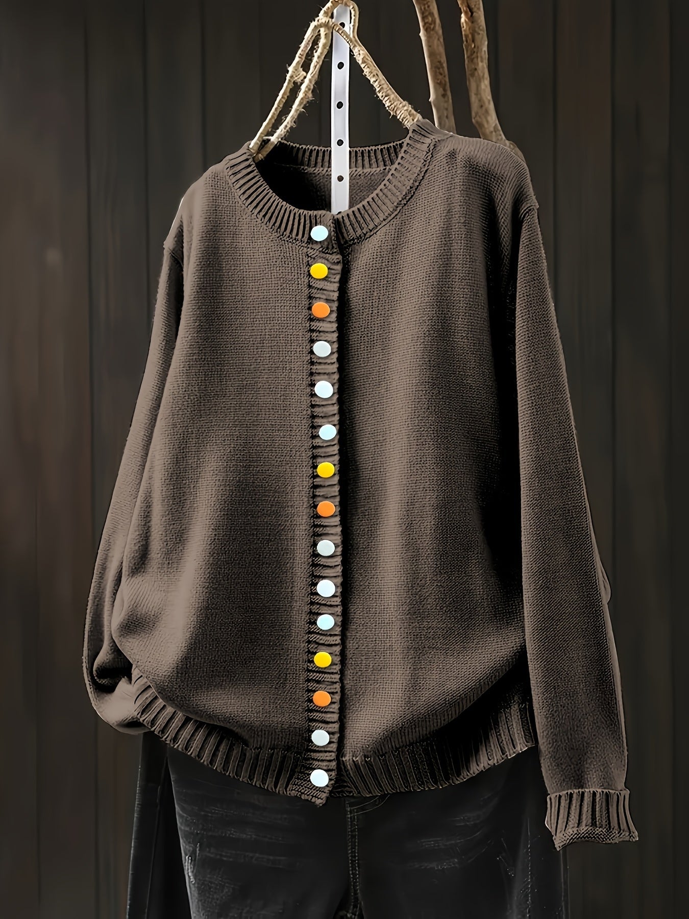 Damen Cardigan Bequem Stilvoll
