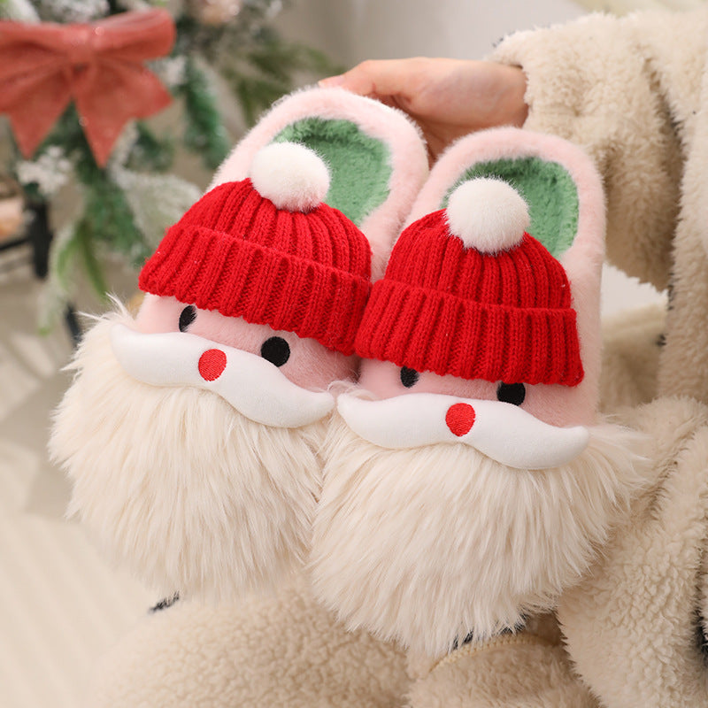 Weihnachtshausschuhe Warm Rot Weihnachtsmann Design
wird