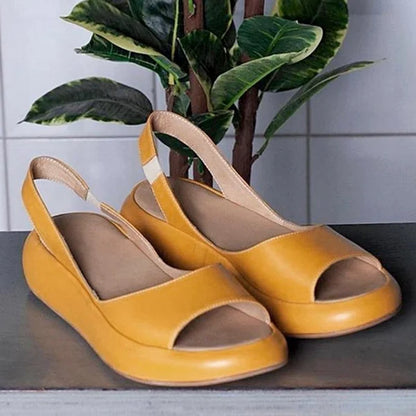 Damen Sandalen Bequem Schlicht