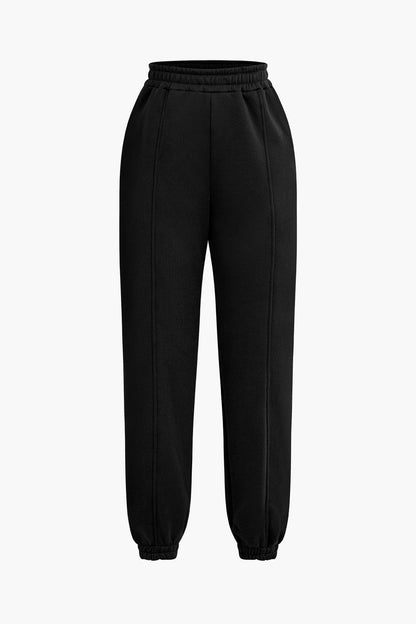 Damen Hoodie-Set Sportlich Cut-Outs
