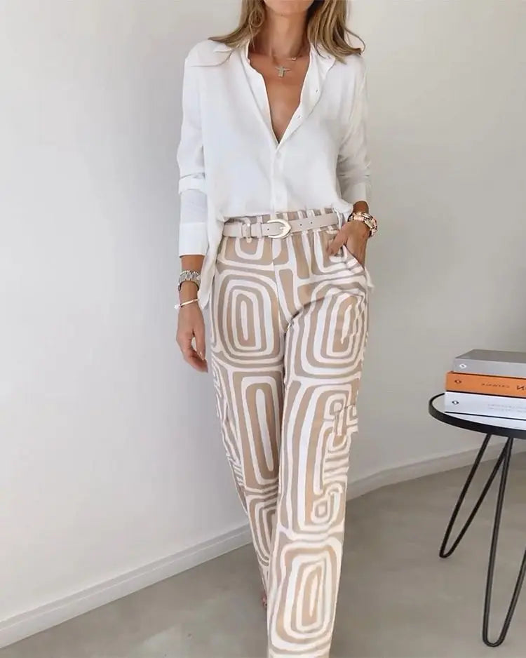 Damen Two-Piece-Set und Hose - Norvielle