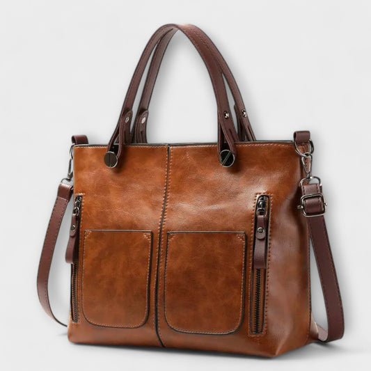 Damen-Handtasche aus Leder für Alltag - Norvielle