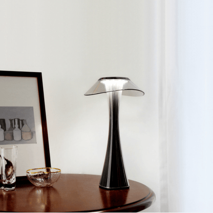 Kristall LED Tischlampe Kabellos Touch Dimmer Farbwechsel