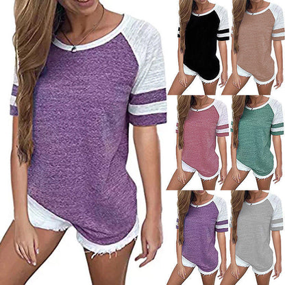 Damen Sport-T-Shirt Atmungsaktives Material Lässig