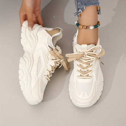 Norvielle Damen Plateau Sneaker Moderner Look
