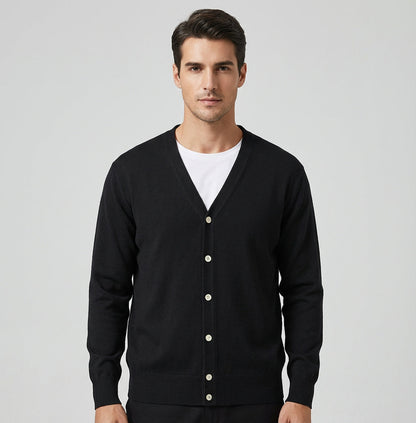 Herren Cardigan Gestrickt mit Vorderverschluss - Norvielle
