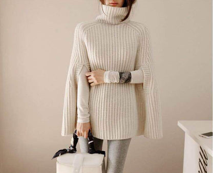 Damen Pullover Rollkragen Gürtel Norvielle - Norvielle