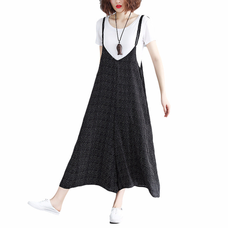 Damen Maxikleid V-Ausschnitt Spaghetti-Träger Norvielle