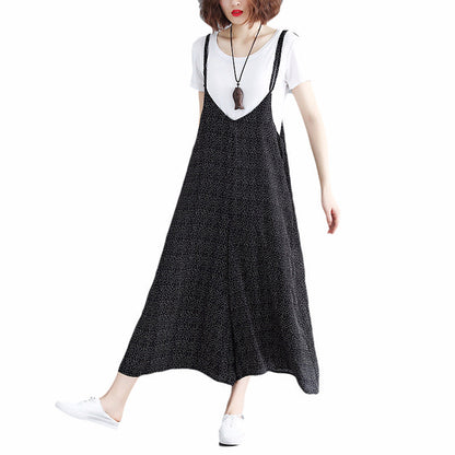 Damen Maxikleid V-Ausschnitt Spaghetti-Träger Norvielle