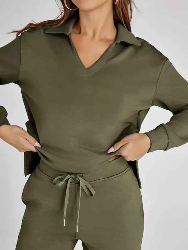 Damen Hoodie-Set Weich Warm Bequem