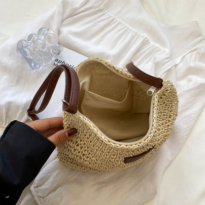Damen Schultertasche Leder Lässig