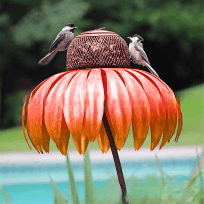 FloraBird Kegelblumen Vogelfutterhaus Holz