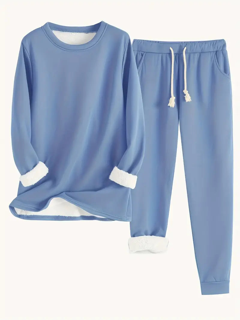 Damen Lässiges Winter-Loungewear-Set - Norvielle