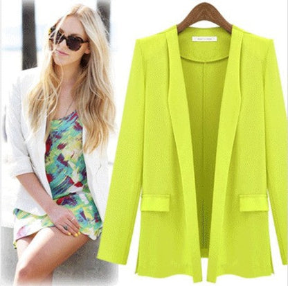 Damen Blazer Eleganter Schnitt Schmale Silhouette Norvielle