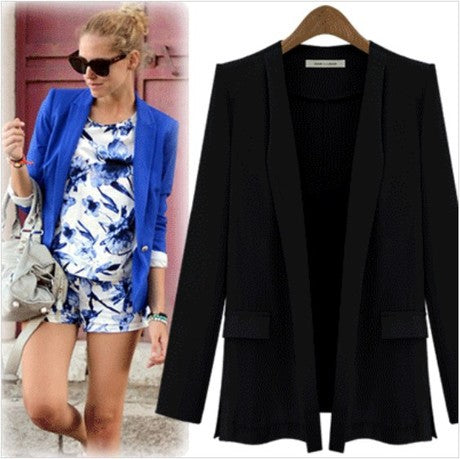 Damen Blazer Eleganter Schnitt Schmale Silhouette Norvielle