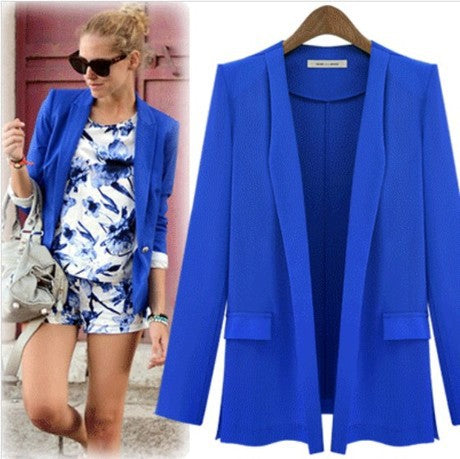 Damen Blazer Eleganter Schnitt Schmale Silhouette Norvielle - Norvielle