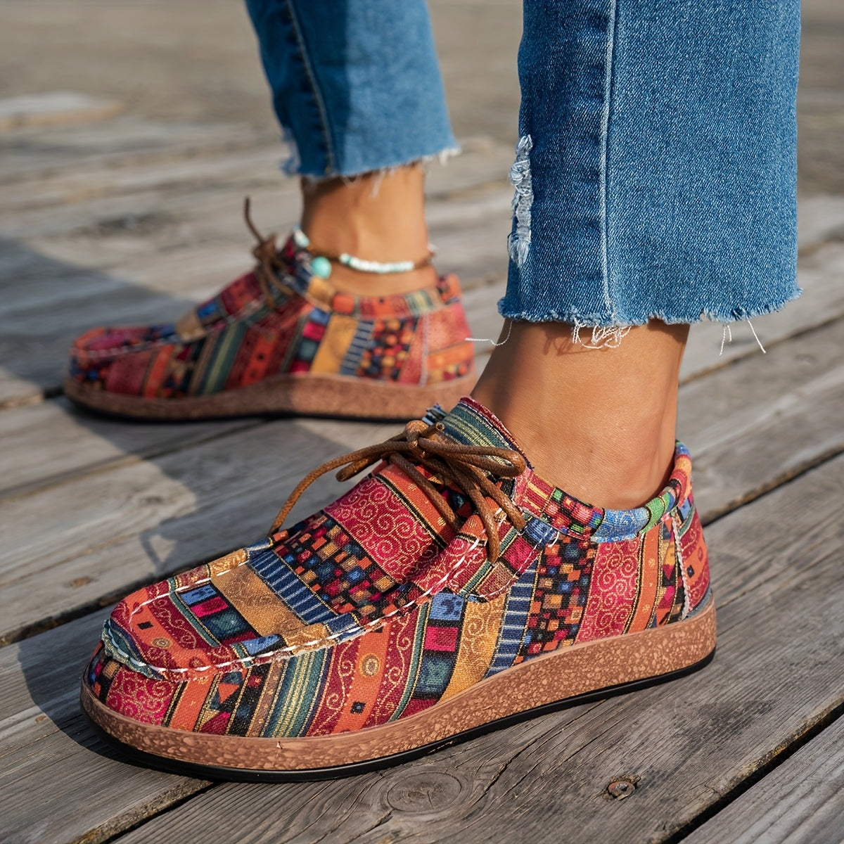 Damen Orthopädische Sneakers Leicht Bequem