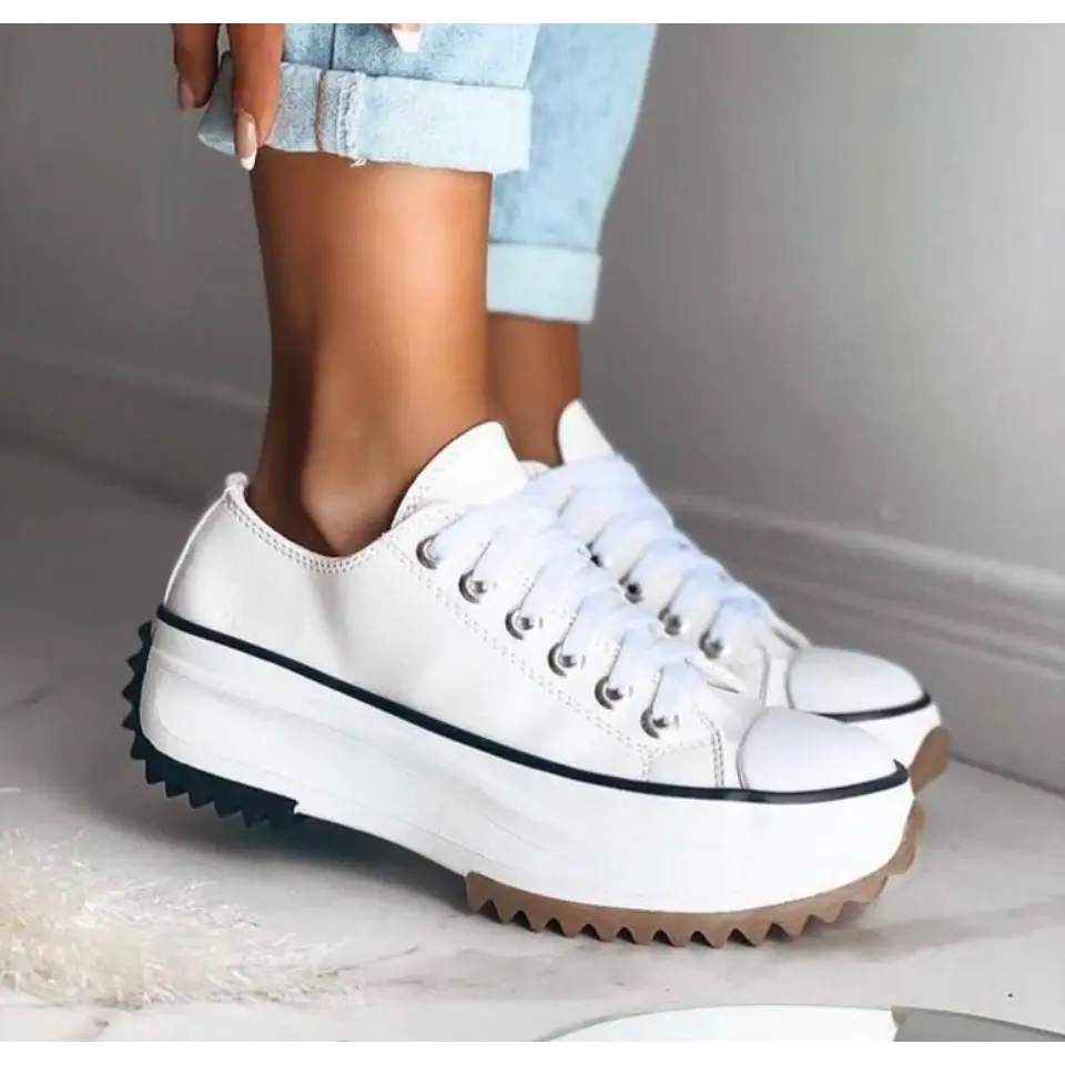 Norvielle Damen Orthopädische Plateau Sneaker
