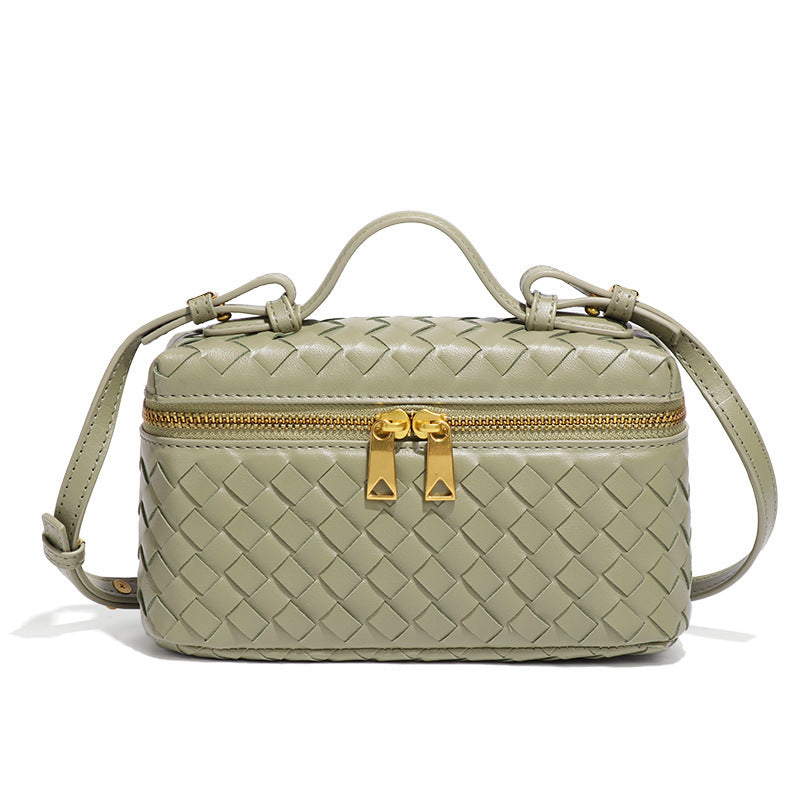 Damen Mini Handtasche Leder Umhängegurt
