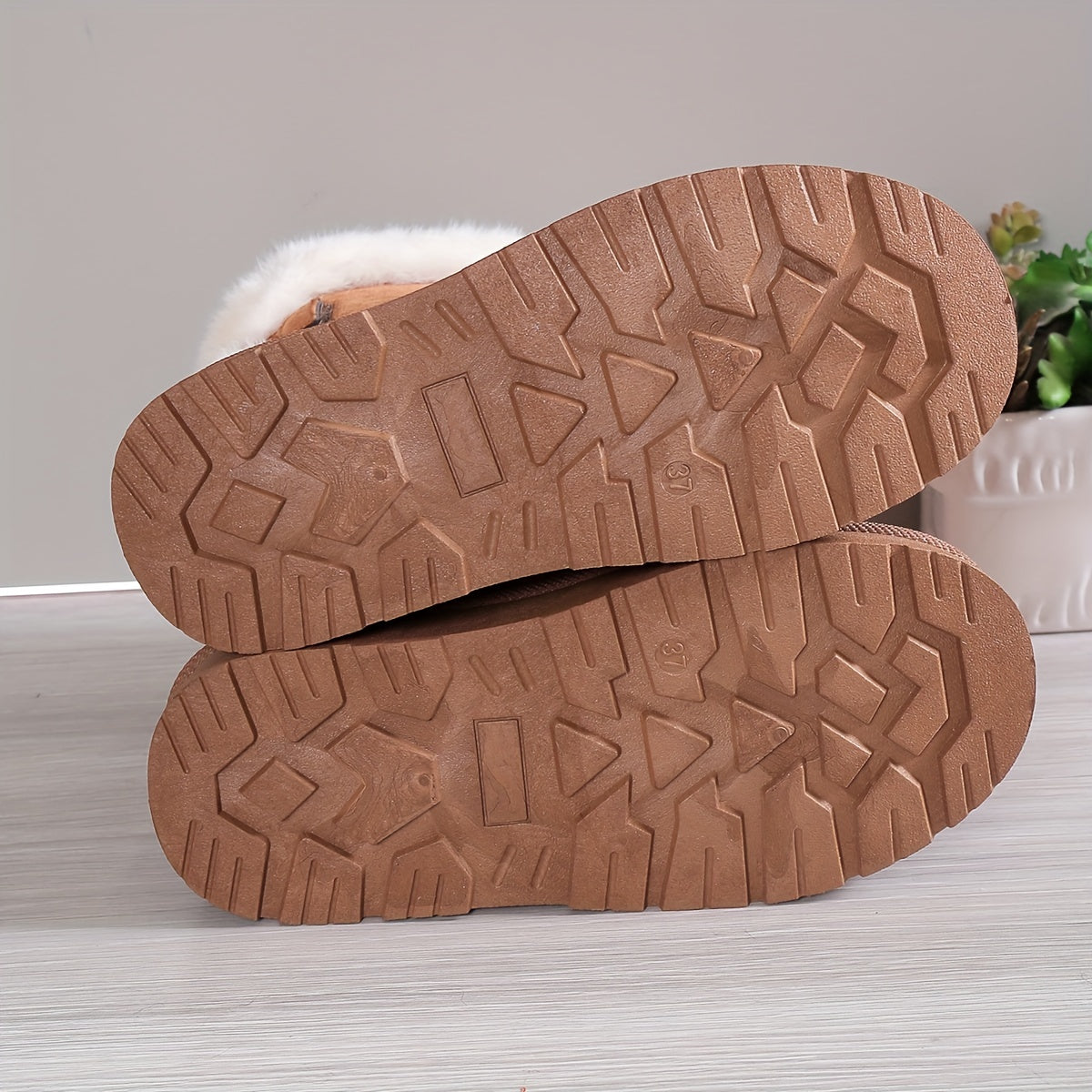 Damen Winterstiefel Warmes Plüschfutter