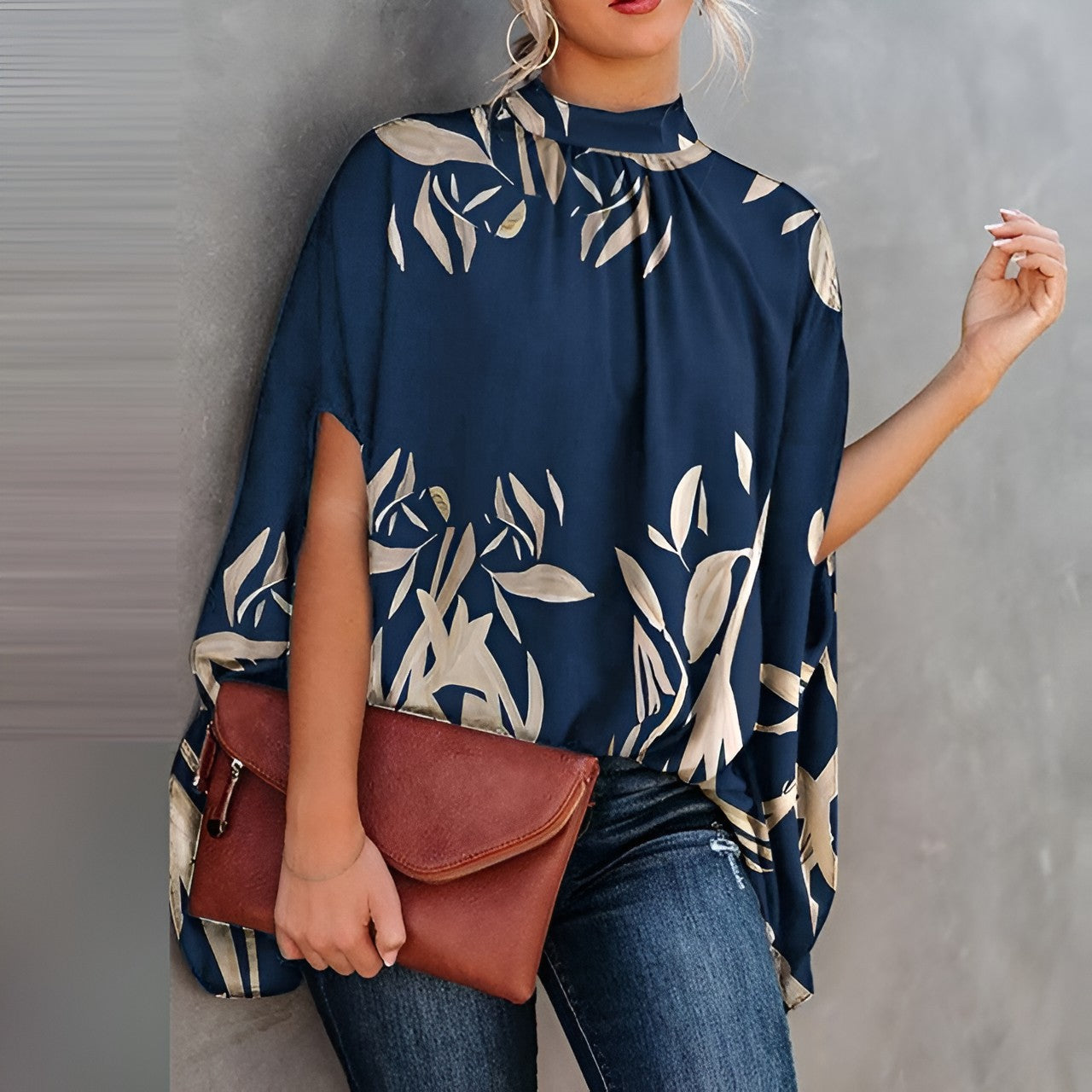 Damen Bluse Elegant Stoff Seide Farbe Weiß