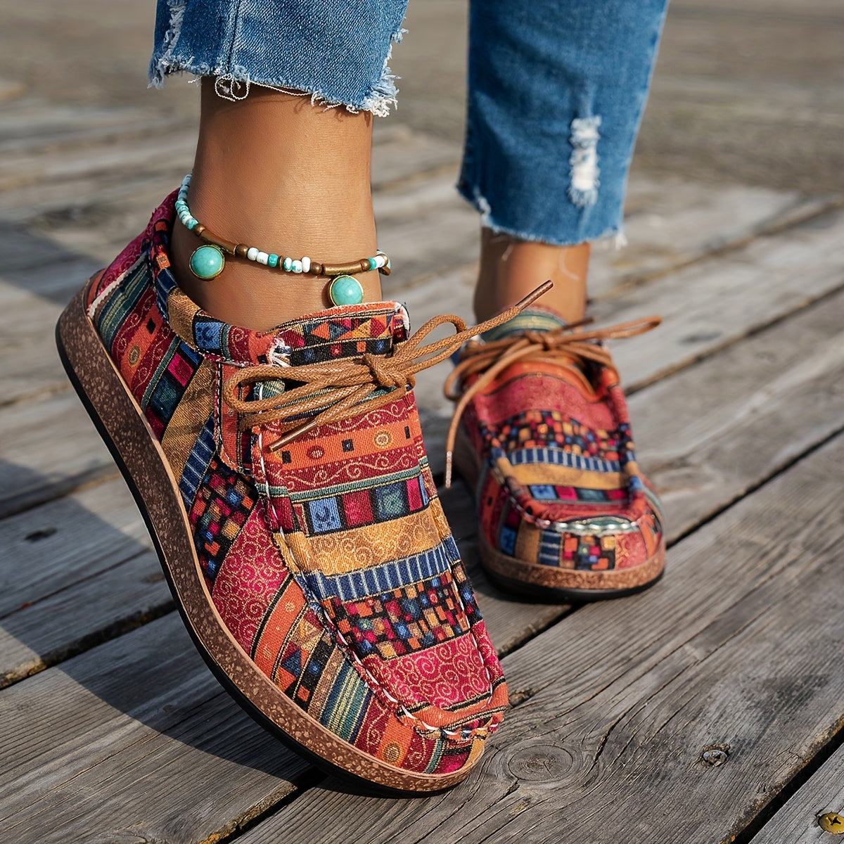 Damen Orthopädische Sneakers Leicht Bequem - Norvielle