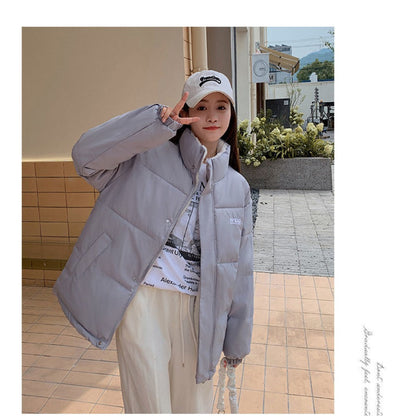 Damen Steppjacke Wendbar Zweitseitig Beige/