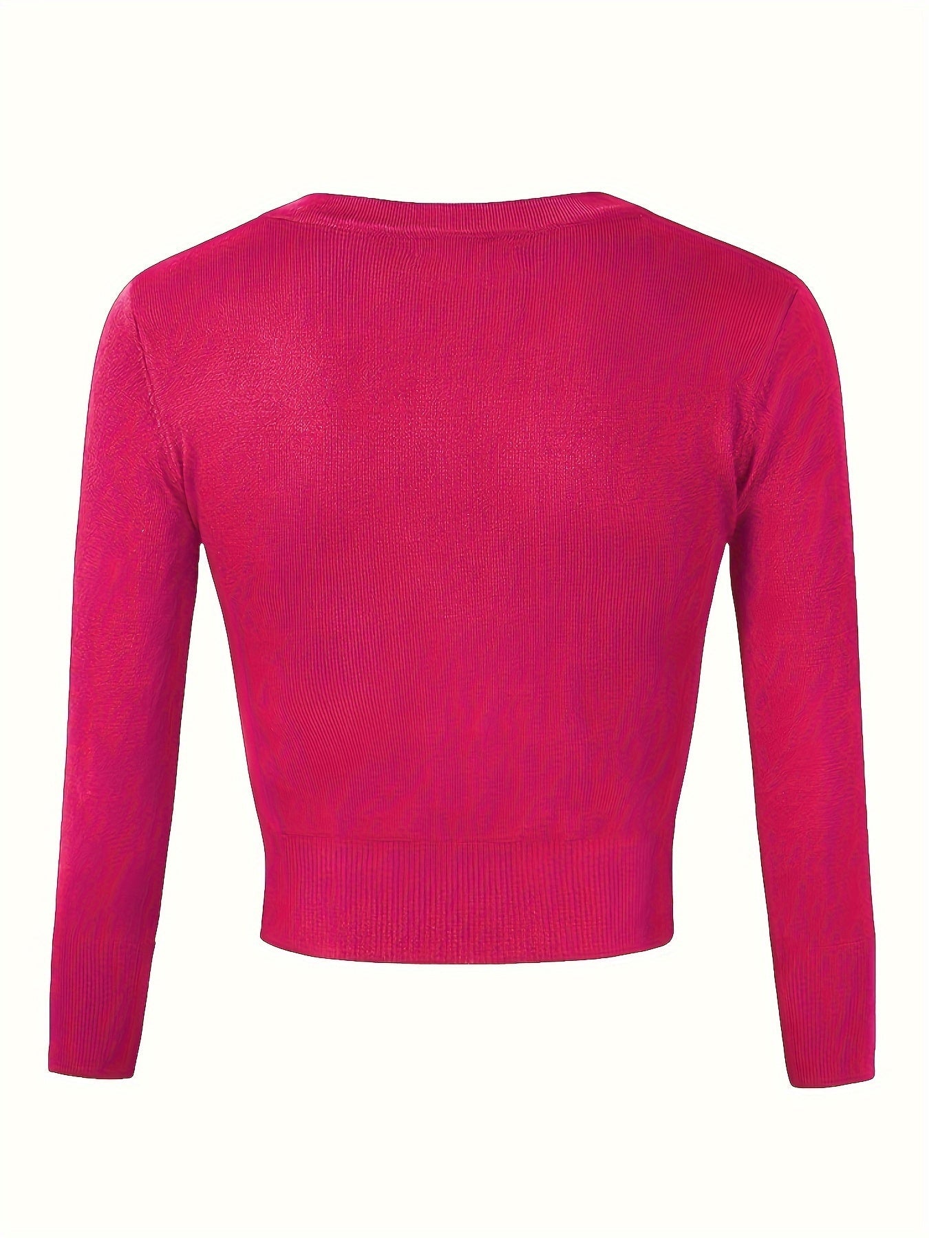 Norvielle Damen Bolerojacke Knopfverschluss