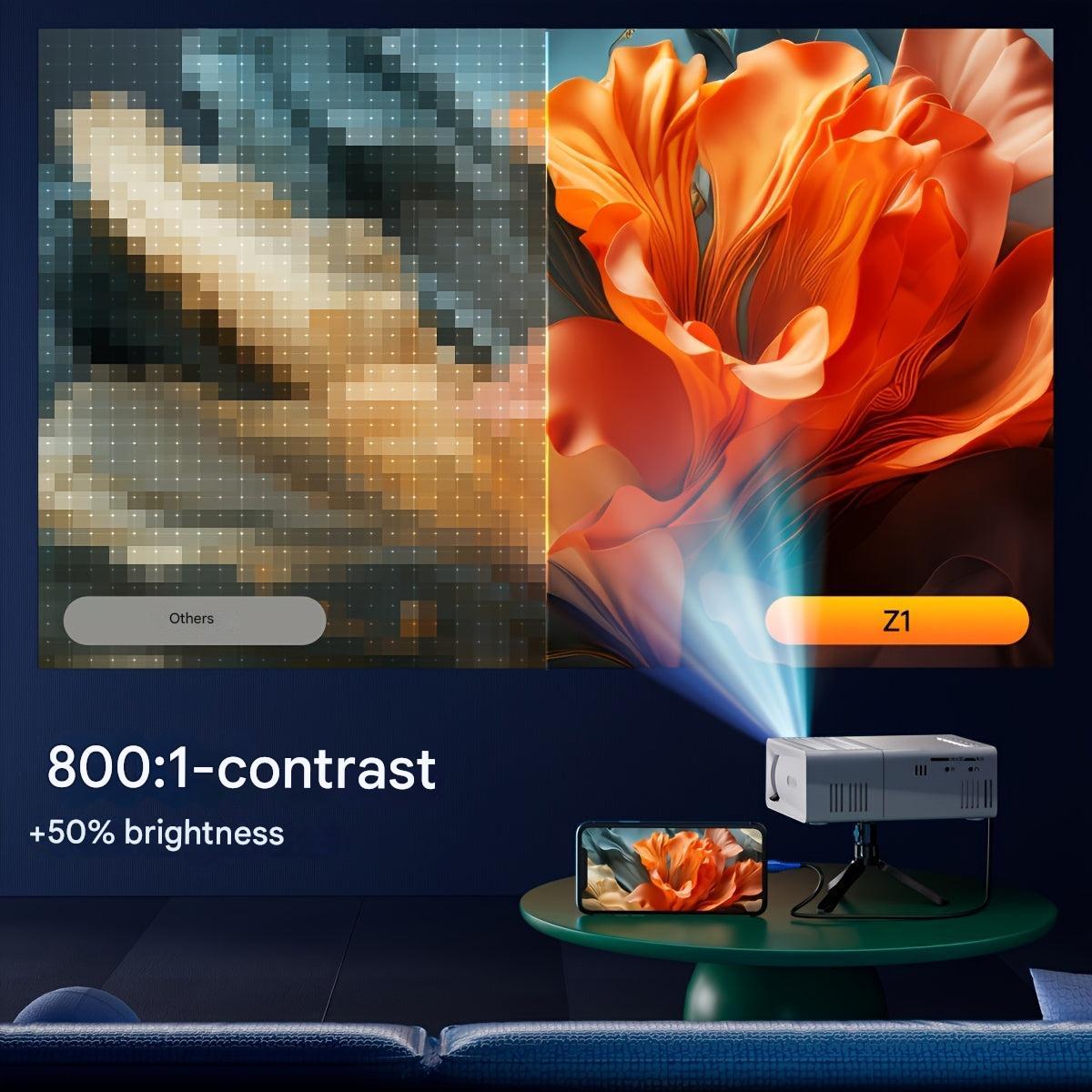 LumoBeam Tragbarer Mini-Projektor 3000 Lumen Hdmi USB