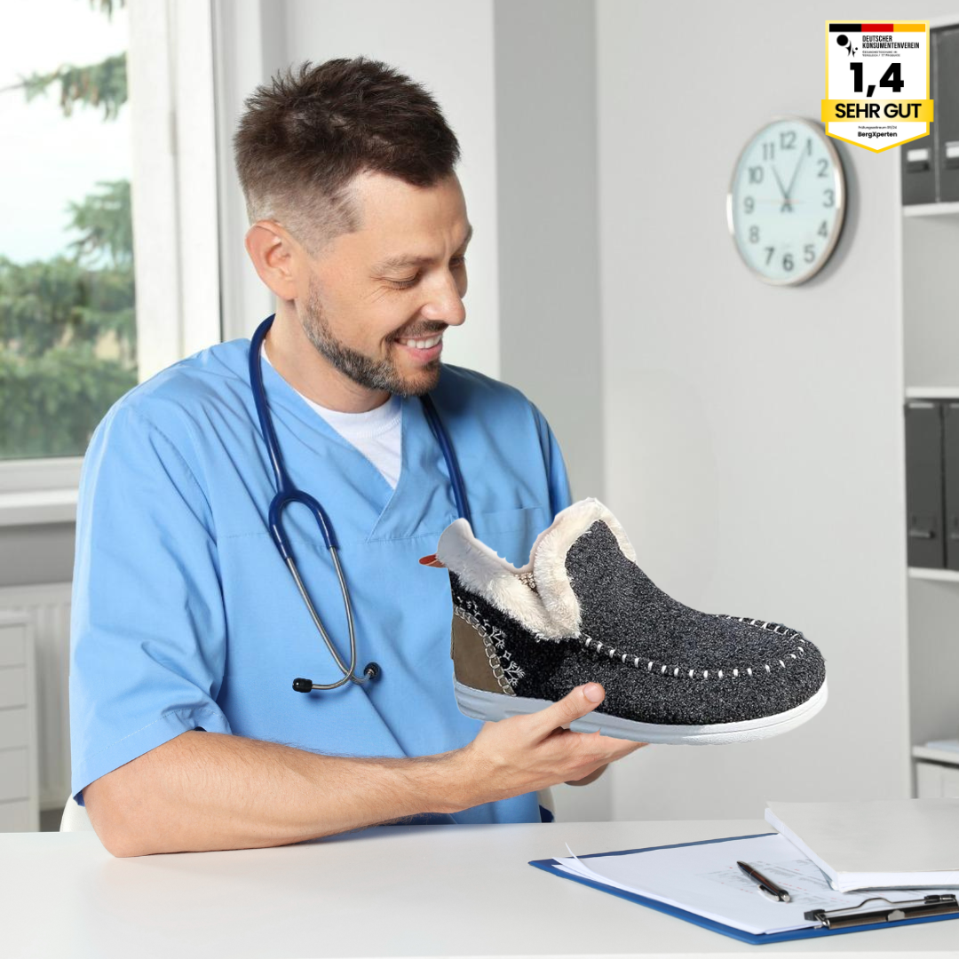 Ergonomischer Komfortschuh Plüschgefüttert Schmerzlindernd