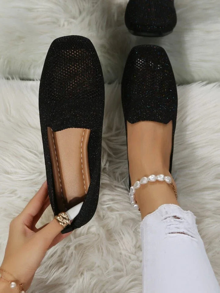 Norvielle Damen Flache Schuhe Rutschfest