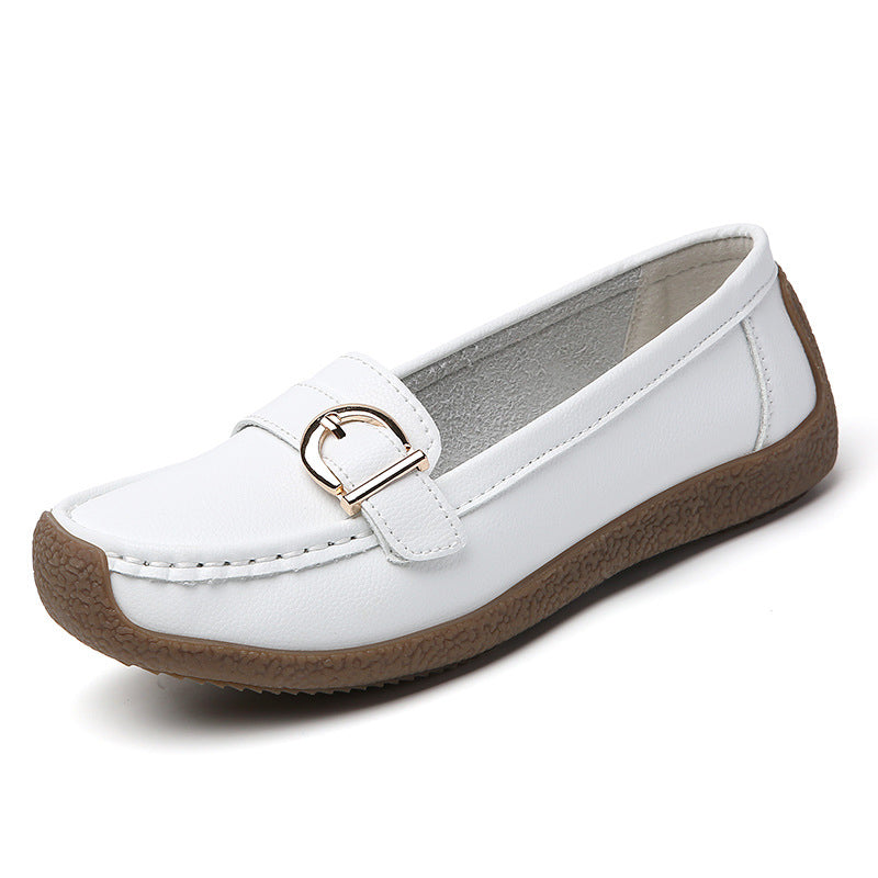 Damen Loafers Bequem Robust