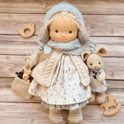 Waldorf Puppe Baumwolle Handgemacht