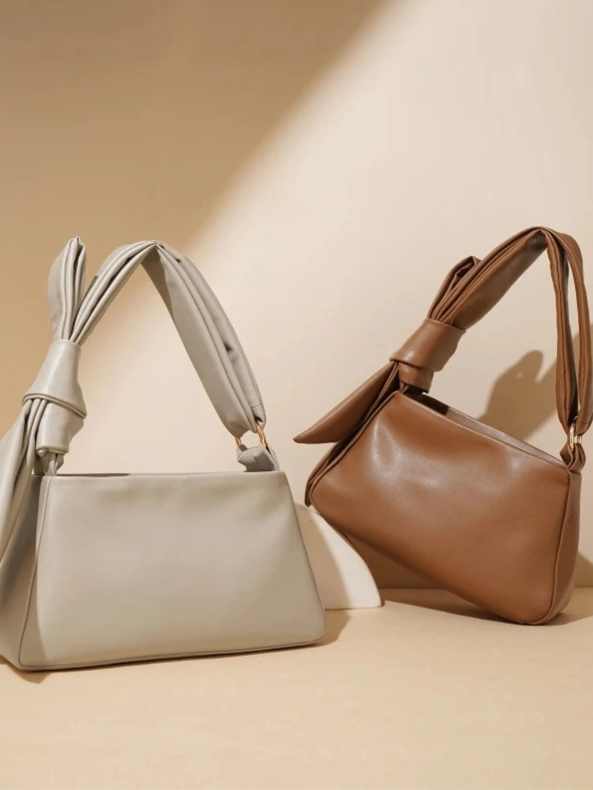 Leder Schultertasche Damen Minimalistisch