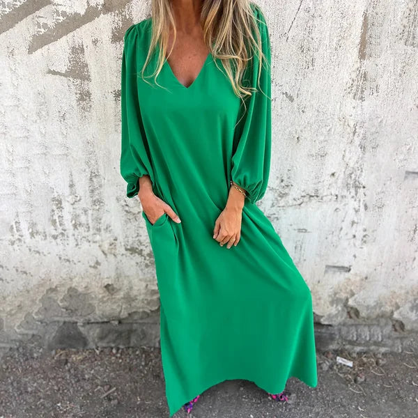 Norvielle Damenlässiges Sommerkleid Bequem