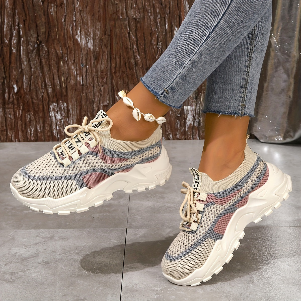 Damen Plateau Schuhe