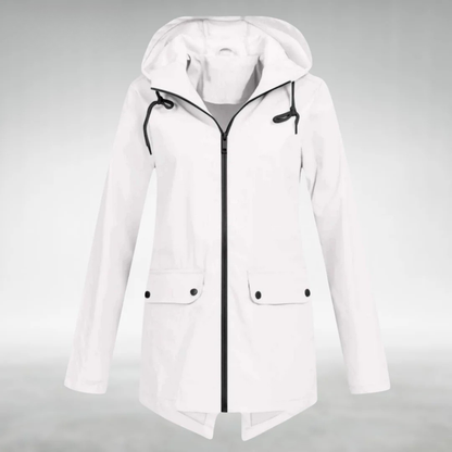 Aryln Damen Wasserdichte Regenjacke