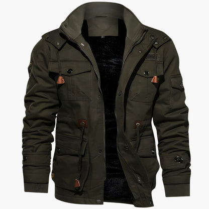 Herren Winterjacke Fleece Isolierend