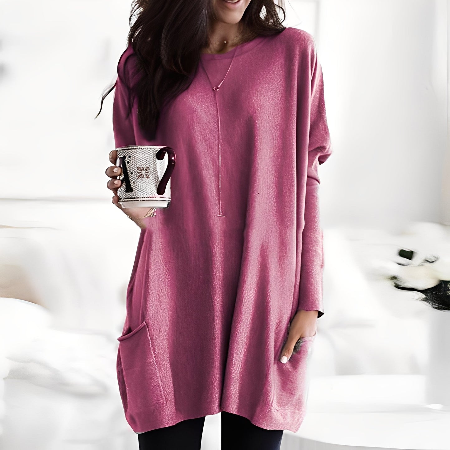 Damen Pullover Langärmlig Modisch