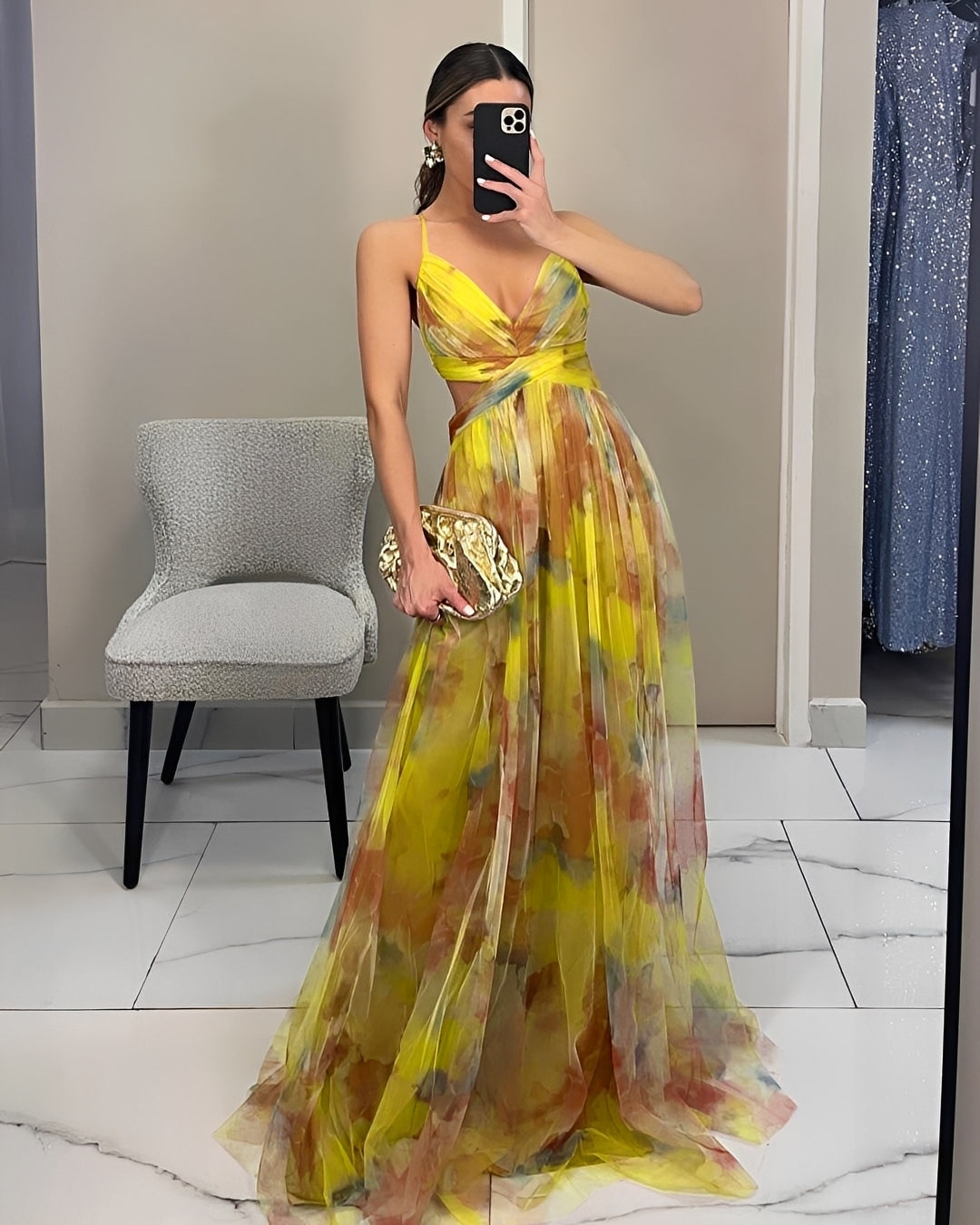 Damen Maxikleid Stilvoll Lang - Norvielle